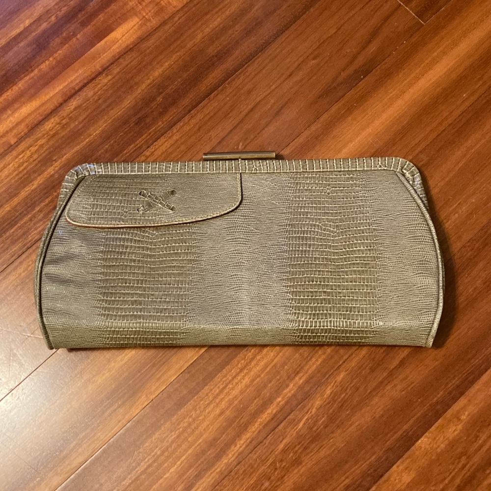 Vintage Eighties Snakeskin Clutch